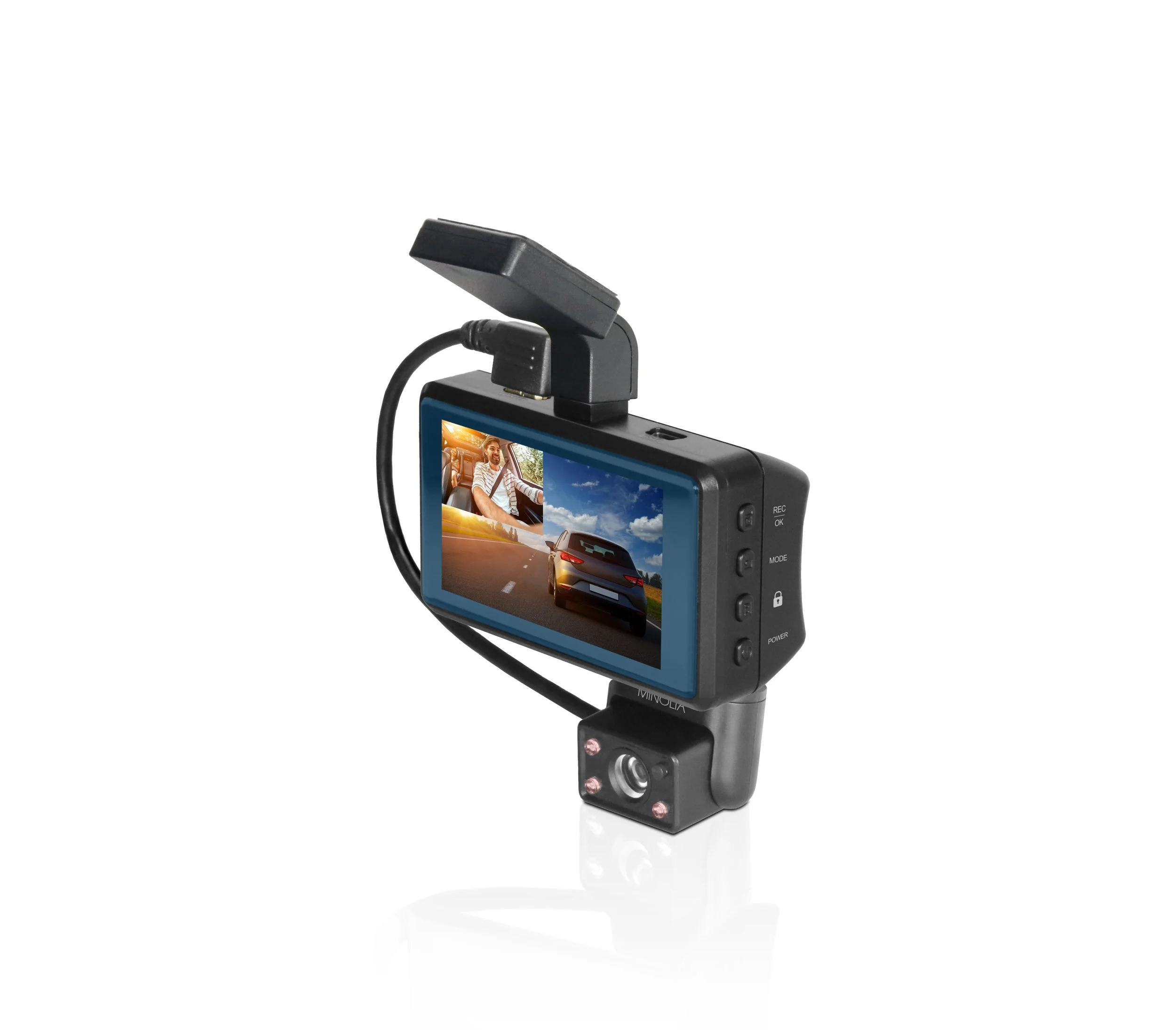 MNCD337N 2-Channel 1080P Dash Camera w/3.0